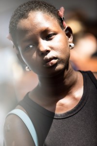 Backstage at the Coach spring 2025 ready-to-wear show at New York Fashion Week.