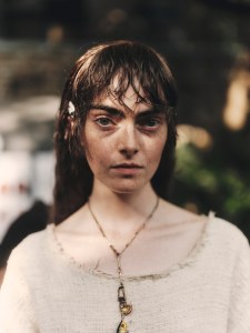 Backstage at the Collina Strada Spring 2025 ready-to-wear show at New York Fashion Week.