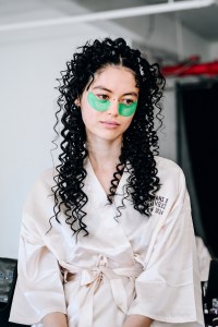 Backstage at Elena Velez Spring 2025 Ready-to-Wear Collection
