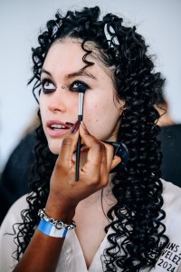 Backstage at Elena Velez Spring 2025 Ready-to-Wear Collection