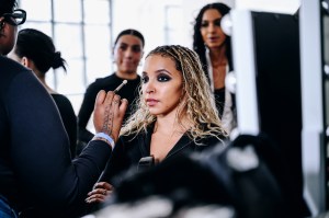 Backstage at Elena Velez Spring 2025 Ready-to-Wear Collection