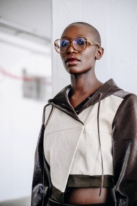 Backstage at Elena Velez Spring 2025 Ready-to-Wear Collection