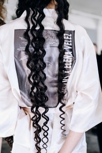 Backstage at Elena Velez Spring 2025 Ready-to-Wear Collection