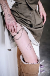 Backstage at Elena Velez Spring 2025 Ready-to-Wear Collection