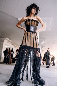 Backstage at Elena Velez Spring 2025 Ready-to-Wear Collection