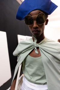 Backstage at Marni Spring 2025 Ready-To-Wear Collection at Milan Fashion Week