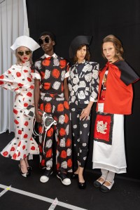 Backstage at Marni Spring 2025 Ready-To-Wear Collection at Milan Fashion Week