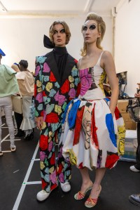 Backstage at Marni Spring 2025 Ready-To-Wear Collection at Milan Fashion Week