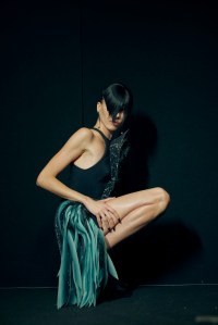 Backstage at Mugler Spring 2025 Ready-to-Wear Collection at Paris Fashion Week