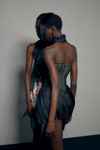 Backstage at Mugler Spring 2025 Ready-to-Wear Collection at Paris Fashion Week