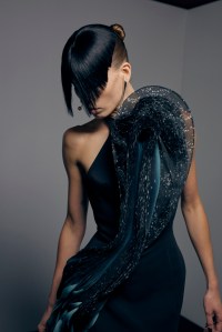 Backstage at Mugler Spring 2025 Ready-to-Wear Collection at Paris Fashion Week