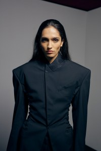 Backstage at Mugler Spring 2025 Ready-to-Wear Collection at Paris Fashion Week