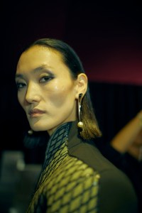 Backstage at Mugler Spring 2025 Ready-to-Wear Collection at Paris Fashion Week
