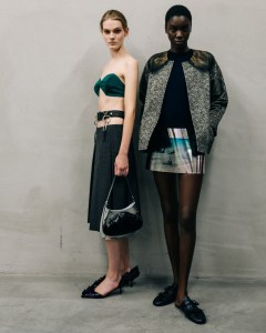 Backstage at Prada Spring 2025 Ready-to-Wear CollectionA