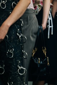 Backstage at Prada Spring 2025 Ready-to-Wear CollectionA