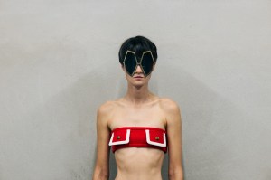 Backstage at Prada Spring 2025 Ready-to-Wear CollectionA