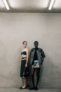 Backstage at Prada Spring 2025 Ready-to-Wear CollectionA