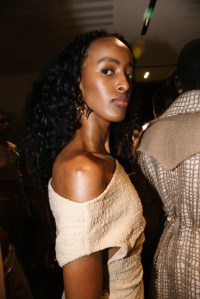 Backstage at Roberto Cavalli Spring 2025 Ready-To-Wear Collection at Milan Fashion Week