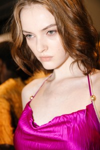 Backstage at Roberto Cavalli Spring 2025 Ready-To-Wear Collection at Milan Fashion Week