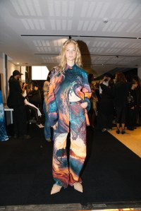 Backstage at Roberto Cavalli Spring 2025 Ready-To-Wear Collection at Milan Fashion Week