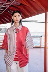 Backstage at the Tommy Hilfiger  spring 2025 ready-to-wear show at New York Fashion Week.