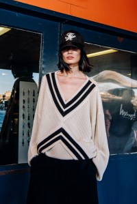 Backstage at the Tommy Hilfiger  spring 2025 ready-to-wear show at New York Fashion Week.
