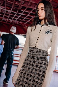 Backstage at the Tommy Hilfiger  spring 2025 ready-to-wear show at New York Fashion Week.