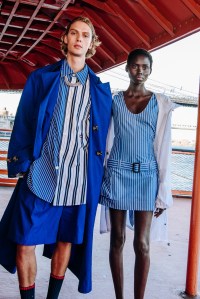 Backstage at the Tommy Hilfiger  spring 2025 ready-to-wear show at New York Fashion Week.