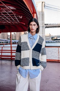 Backstage at the Tommy Hilfiger  spring 2025 ready-to-wear show at New York Fashion Week.