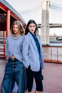 Backstage at the Tommy Hilfiger  spring 2025 ready-to-wear show at New York Fashion Week.
