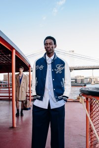 Backstage at the Tommy Hilfiger  spring 2025 ready-to-wear show at New York Fashion Week.