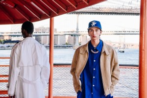 Backstage at the Tommy Hilfiger  spring 2025 ready-to-wear show at New York Fashion Week.