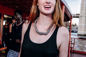 Backstage at the Tommy Hilfiger  spring 2025 ready-to-wear show at New York Fashion Week.