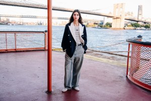 Backstage at the Tommy Hilfiger  spring 2025 ready-to-wear show at New York Fashion Week.