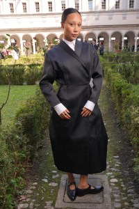 Eva Gutowski at Bally Spring 2025 Ready-to-Wear Show at Milan Fashion Week