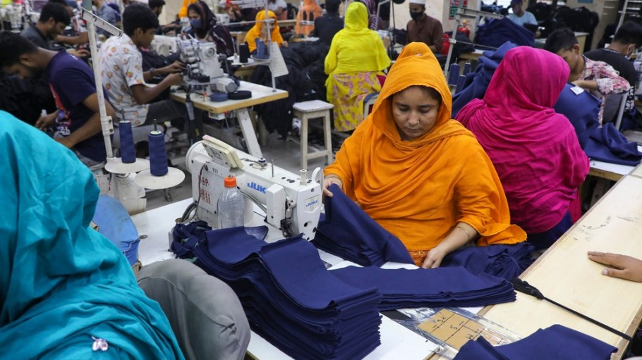 Garment workers in Bangladesh.