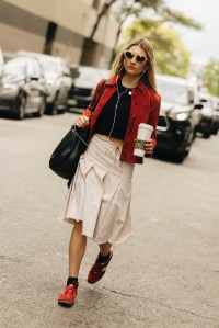 Street style at New York Fashion Week Spring 2025