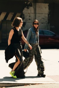 Street style at New York Fashion Week Spring 2025