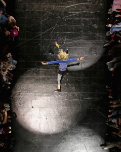 NEW YORK, NY - SEPTEMBER 11:  (EDITORS NOTE: Retransmission with alternate crop.) An aerial view of the Betsey Johnson fashion show during  Spring 2016 New York Fashion Week: The Shows on September 11, 2015 in New York City.  (Photo by Larry Busacca/Getty Images)