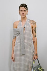 Backstage at Acne Studio Spring 2025 Ready-to-Wear Collection  at Paris Fashion Week