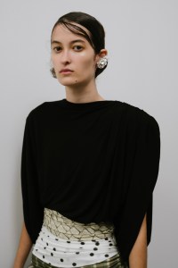 Backstage at Acne Studio Spring 2025 Ready-to-Wear Collection  at Paris Fashion Week