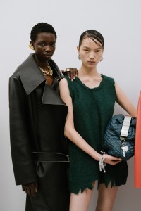 Backstage at Acne Studio Spring 2025 Ready-to-Wear Collection  at Paris Fashion Week