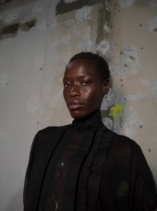 Backstage at Ann Demeulemeester Spring 2025 Collection at Paris Fashion Week