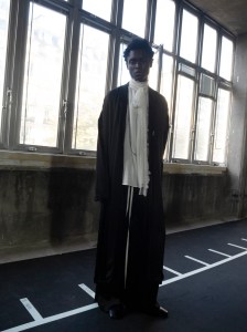 Backstage at Ann Demeulemeester Spring 2025 Collection at Paris Fashion Week