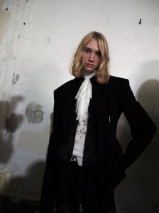 Backstage at Ann Demeulemeester Spring 2025 Collection at Paris Fashion Week