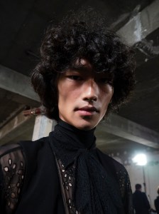 Backstage at Ann Demeulemeester Spring 2025 Collection at Paris Fashion Week