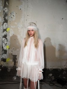 Backstage at Ann Demeulemeester Spring 2025 Collection at Paris Fashion Week