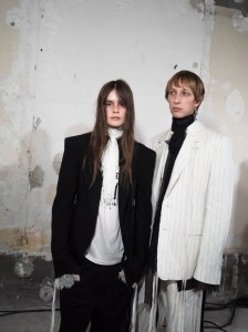 Backstage at Ann Demeulemeester Spring 2025 Collection at Paris Fashion Week