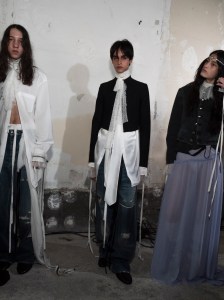Backstage at Ann Demeulemeester Spring 2025 Collection at Paris Fashion Week