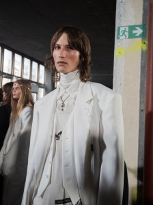 Backstage at Ann Demeulemeester Spring 2025 Collection at Paris Fashion Week